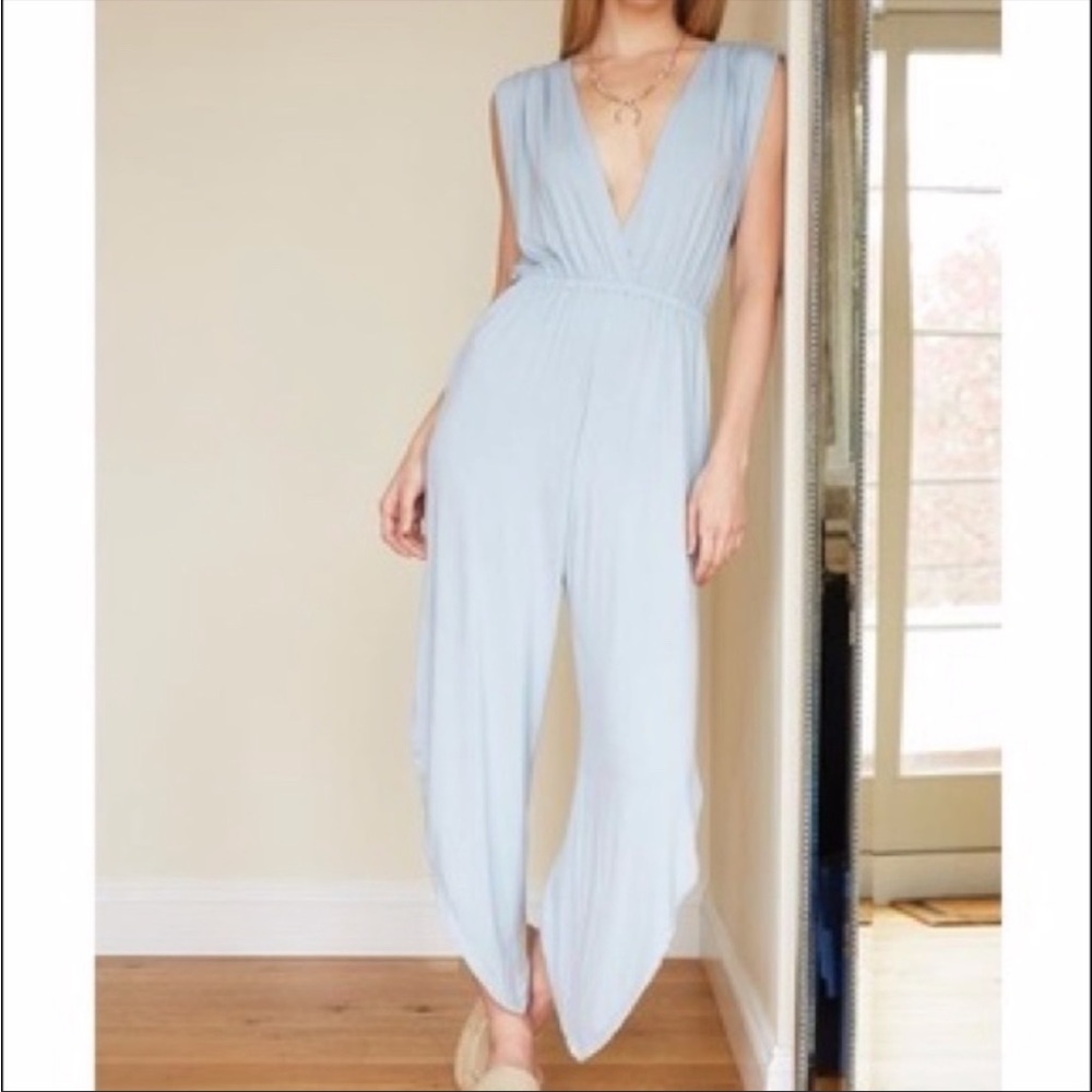 South Moon Under Juniper Blue Jumpsuit